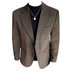 Outono inverno grosso terno de lã jaqueta masculina fino ajuste negócios casual terno casaco alta qualidade moda masculina casamento social smoking