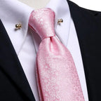 Oi-Tie-gravata azul teal masculina, gravata de alta qualidade, pino de gola dourada, conjunto de abotoaduras sólidas, luxo, novo