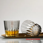 Sinta o Japão Edo Kiriko Cristal Uísque Copo, KAGAMI Design Brandy Cup, Uísque Snifter, Mão superior Esculpida Taças De Vinho, Copo De Licor