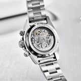 Pagani design topo super marca relógio mecânico automático masculino moldura de cerâmica arco-íris negócios relógio à prova dwaterproof água relogio masculino