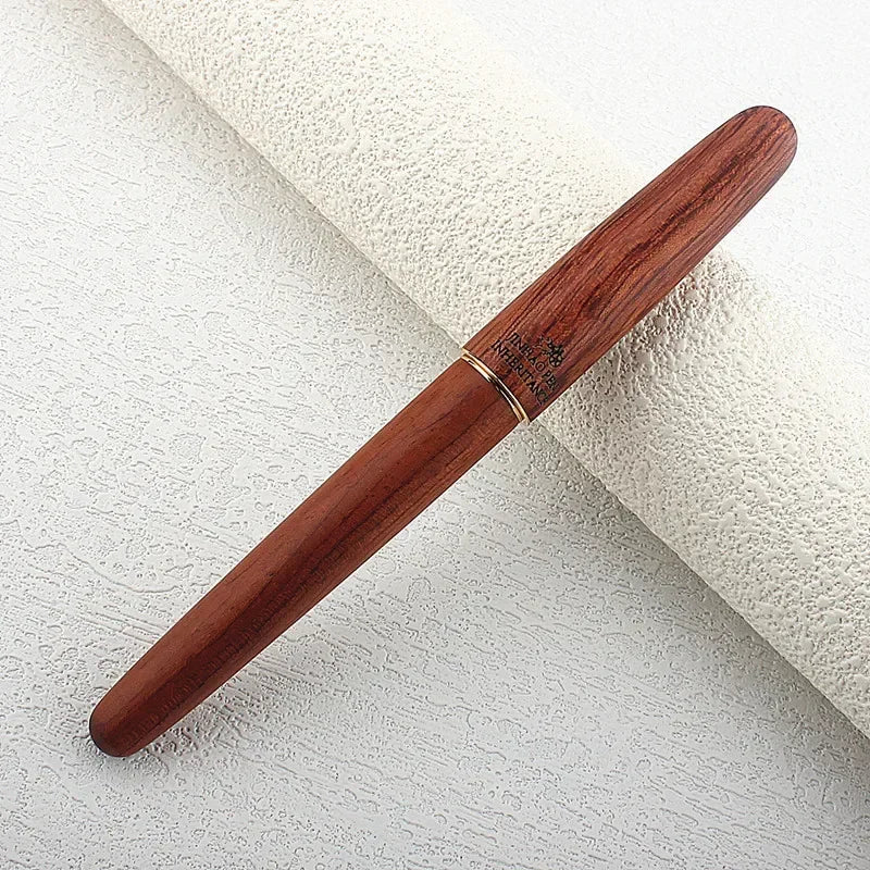 Jinhao Natural Madeira Handmade Caneta-tinteiro, Escrita do Negócio Canetas de Presente, Estacionária Material Escolar de Escritório, Irídio, EF, F, M, Nibs, 9036