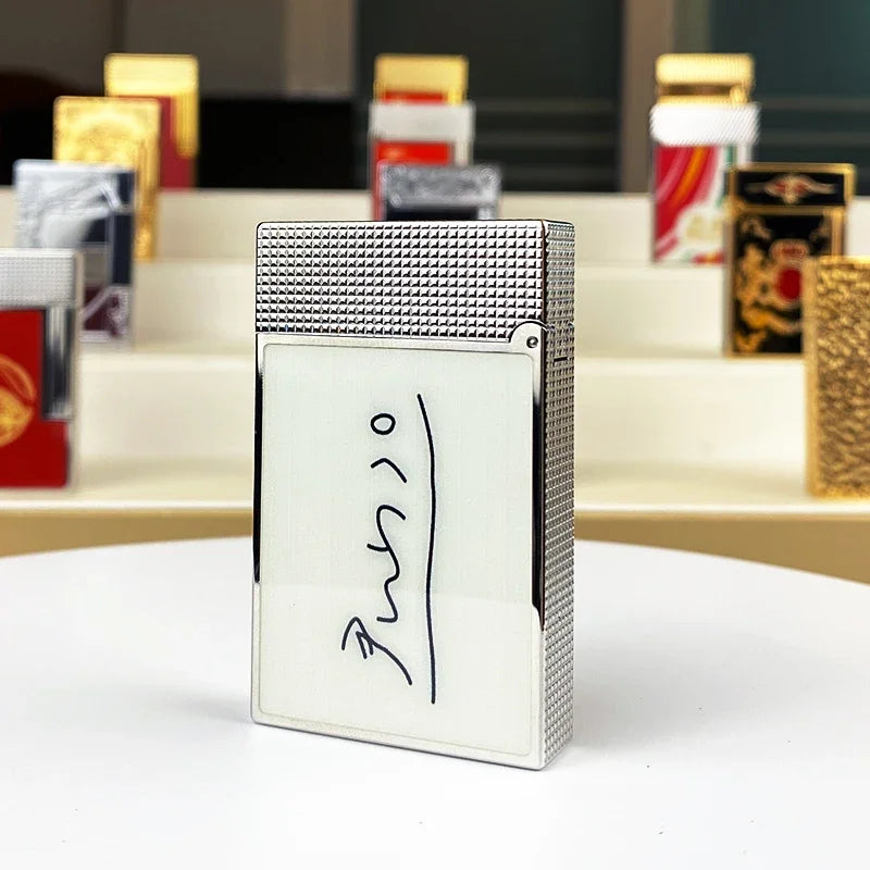 Encendedor de Gas Vintage para Homens e Mulheres, Carcasa de Cigar de Viento, Alta Qualidade, Novo