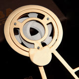 Amante da chama cuba cortador de charuto guilhotina perfurador tesoura faca aço inoxidável 3 lâminas afiadas acessórios corte banhado a ouro