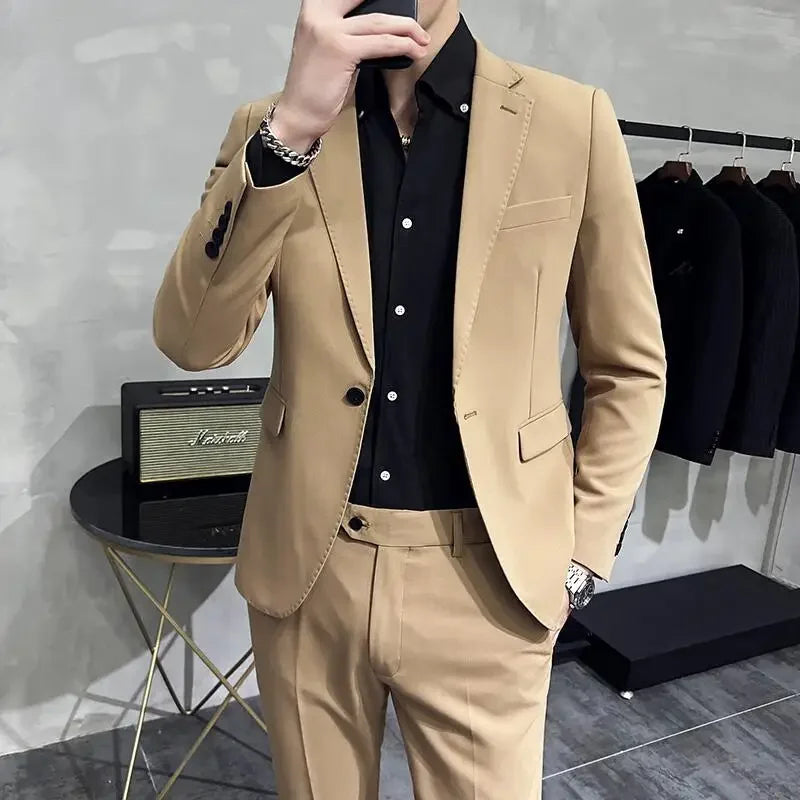 Terno Masculino Trespassado Duplo - Elegância Intemporal