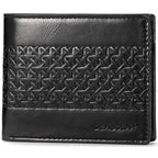 Carteira masculina em relevo couro macio PU couro multi cartão de crédito titular com carteira de moedas curta masculina