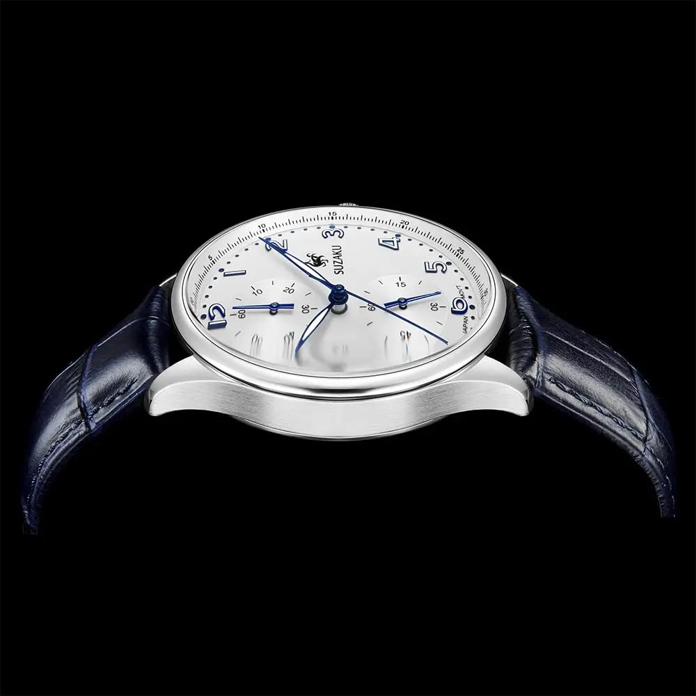 Novo design pagani moda masculina relógio casual à prova dwaterproof água 100m luxo couro esportes quartzo cronógrafo vk61relogio masculino