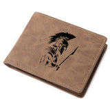 Carteira curta masculina de couro PU vintage fino porta cartão de crédito carteira compacta preta