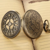 Relógio de Bolso Quartzo Fob, Bronze, Cartões Retro Poker, Design da Caveira, Visor Fantasma, Steampunk, Relógio Vintage, 80cm, 38cm Corrente