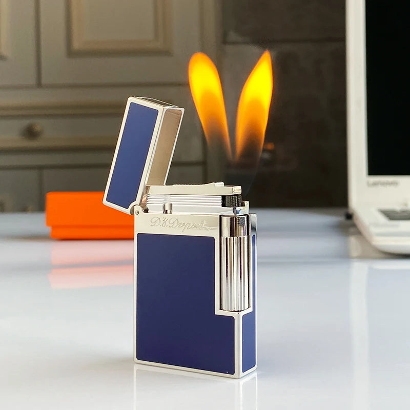 Encendedor de Gas Vintage para Homens e Mulheres, Carcasa de Cigar de Viento, Alta Qualidade, Novo