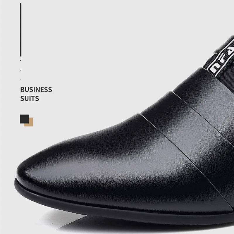 Terno formal masculino deslizamento em mocassins, Sapatos de trabalho de escritório, Sapatos de vestido masculino, Terno elegante, Casamento, Escritório