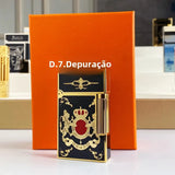 Encendedor de Gas Vintage para Homens e Mulheres, Carcasa de Cigar de Viento, Alta Qualidade, Novo