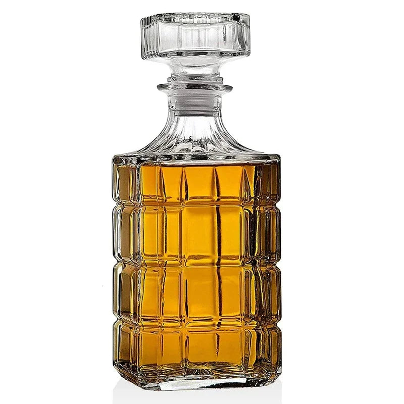 Decantador de uísque Hellodream-Glass, para licor ou scotch, vinho Bourbon, 33,81 onças