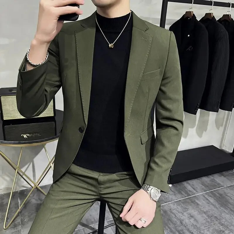 Terno Masculino Trespassado Duplo - Elegância Intemporal