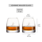 Copos de uísque Macallan, conjunto de 2 - Pronto para bola de gelo! Copo de 11 onças, perfeito para escocês, coquetéis, rum, vodka. Barware estiloso.