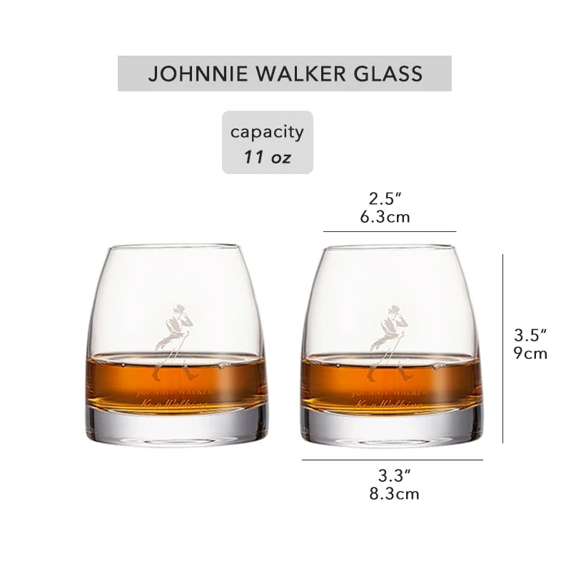 Copos de uísque Macallan, conjunto de 2 - Pronto para bola de gelo! Copo de 11 onças, perfeito para escocês, coquetéis, rum, vodka. Barware estiloso.