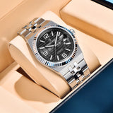 Pagani design novo relógio masculino negócios relógio mecânico automático 100m à prova dwaterproof água relógio masculino de aço inoxidável caixa de presente requintado