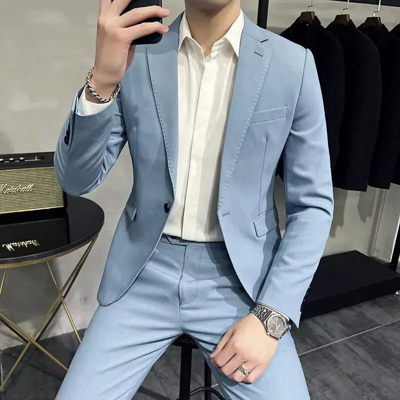 Terno Masculino Trespassado Duplo - Elegância Intemporal