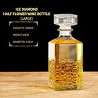 Dispensador de decantador quadrado de alta qualidade, 800-1000ml, garrafa de vidro de cristal, vinho com tampa de parafuso, aerador, espelho, jarro, presente, decoração de bar
