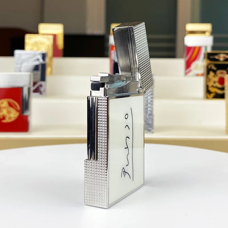 Encendedor de Gas Vintage para Homens e Mulheres, Carcasa de Cigar de Viento, Alta Qualidade, Novo